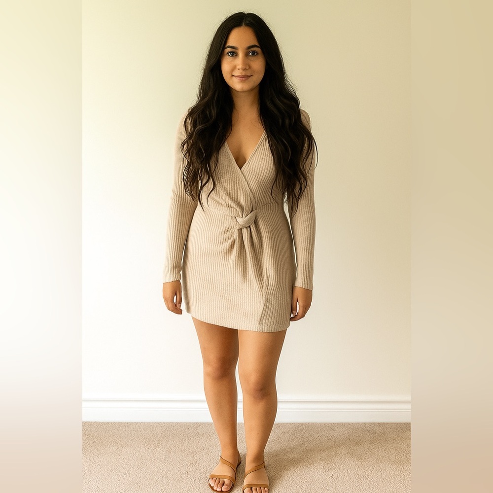 Shein‎ Textured Mini Dress